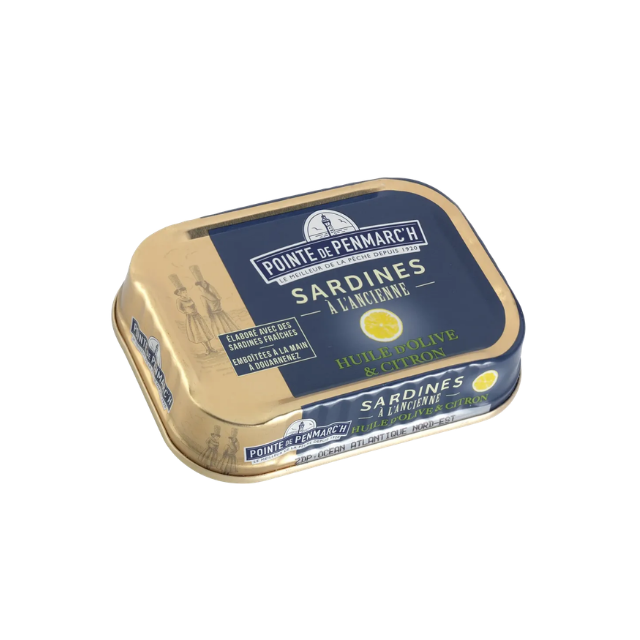 Sardinhas em Azeite de Oliva e Limão 115g - Pointe de Penmarc'h