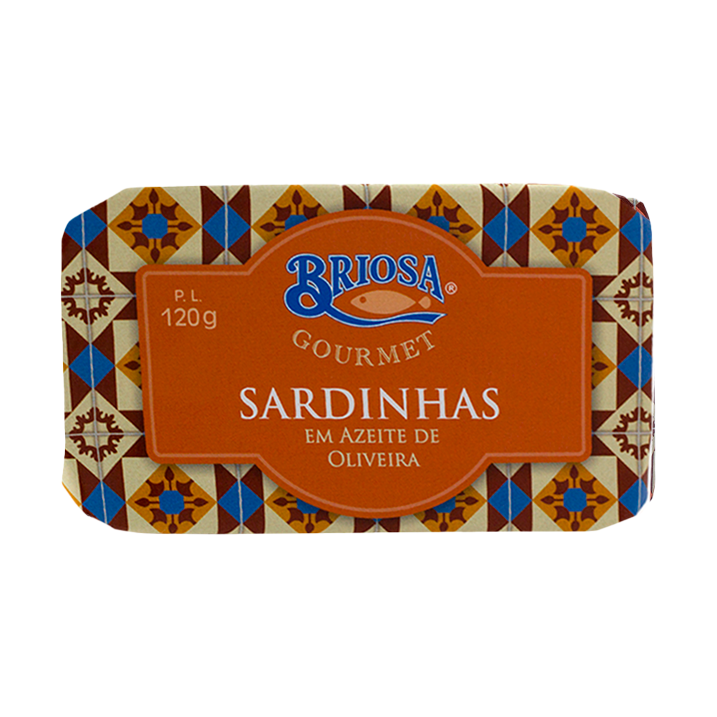 Sardinhas em Azeite de Oliva 120g - Briosa Gourmet