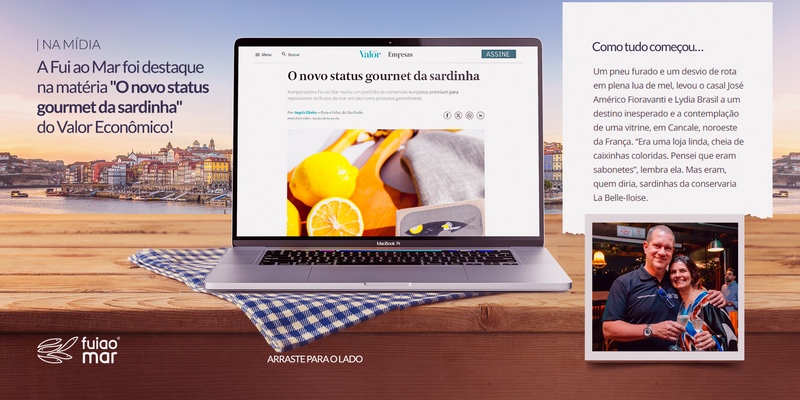 Fui ao Mar ganha destaque no Valor Econômico: o novo status gourmet da sardinha
