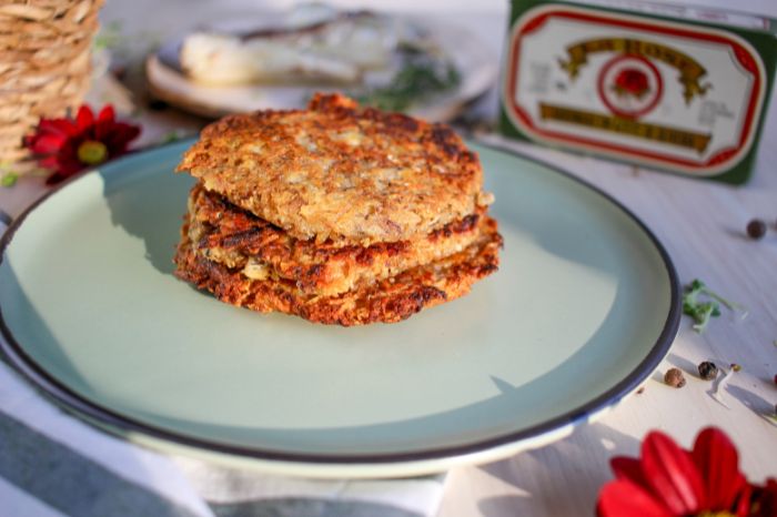 Galettes de Batatas com Sardinha em Azeite de Oliva