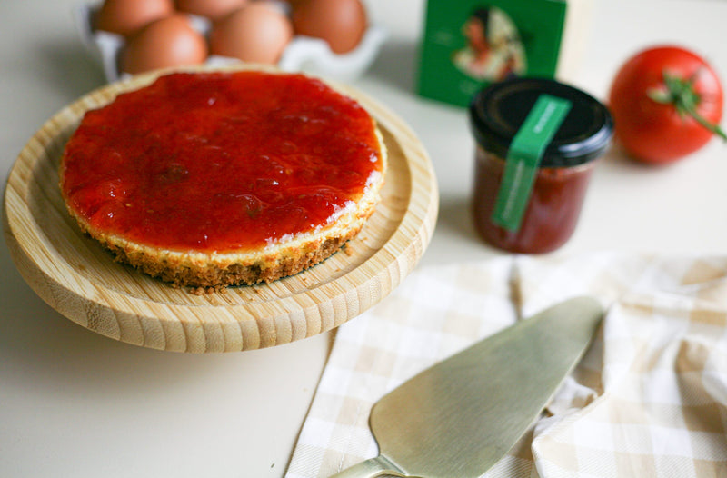 Cheesecake com Doce de Tomate