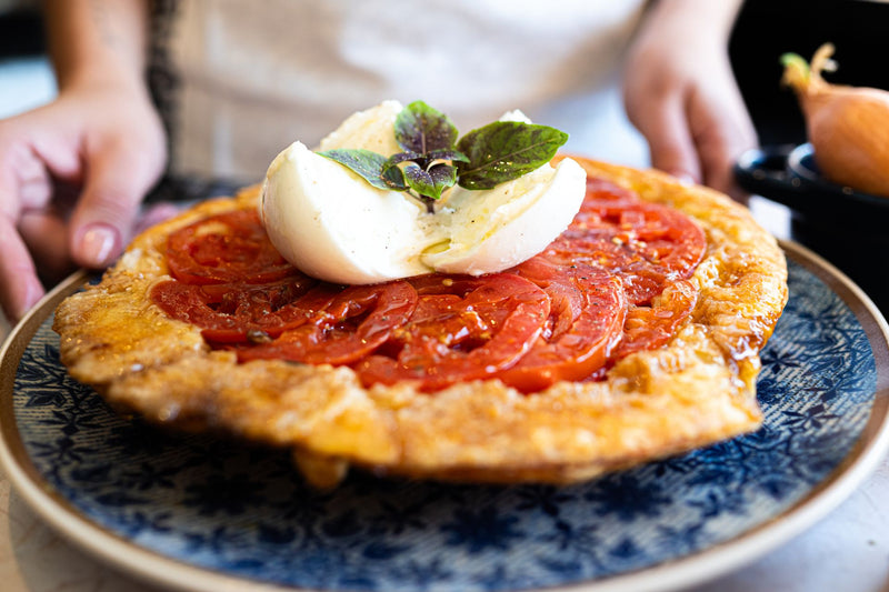 Torta de Tomate com Sardinha e Chalotas da Bretanha