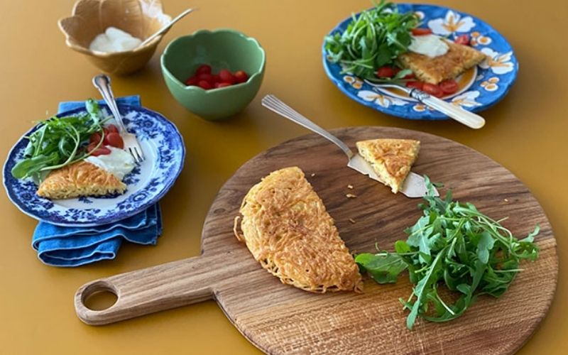 Fritada de Espaguete com Sardinha Gourmet