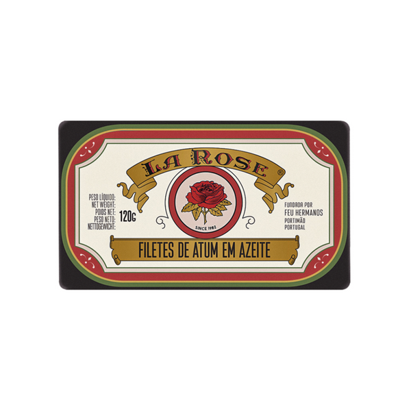 Lombos de Atum em Pedaços em Azeite de Oliva 120g - La Rose