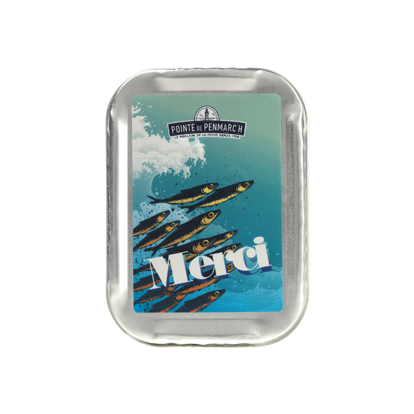 Sardinha Colecionável MERCI (Vague) 115g - Pointe de Penmarc'h