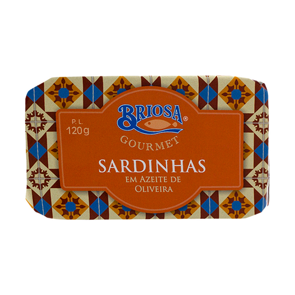 Sardinhas em Azeite de Oliva 120g - Briosa Gourmet