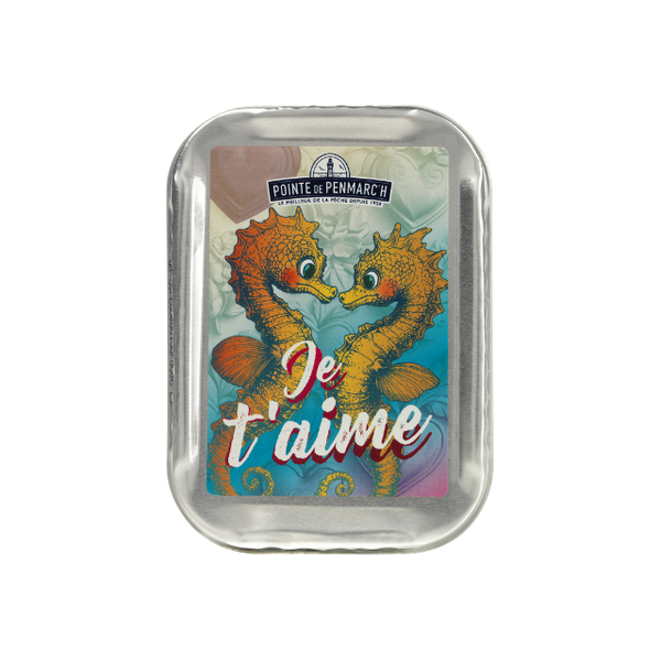 Sardinha Colecionável JE T'AIME (Hippocampes) 115g - Pointe de Penmarc'h
