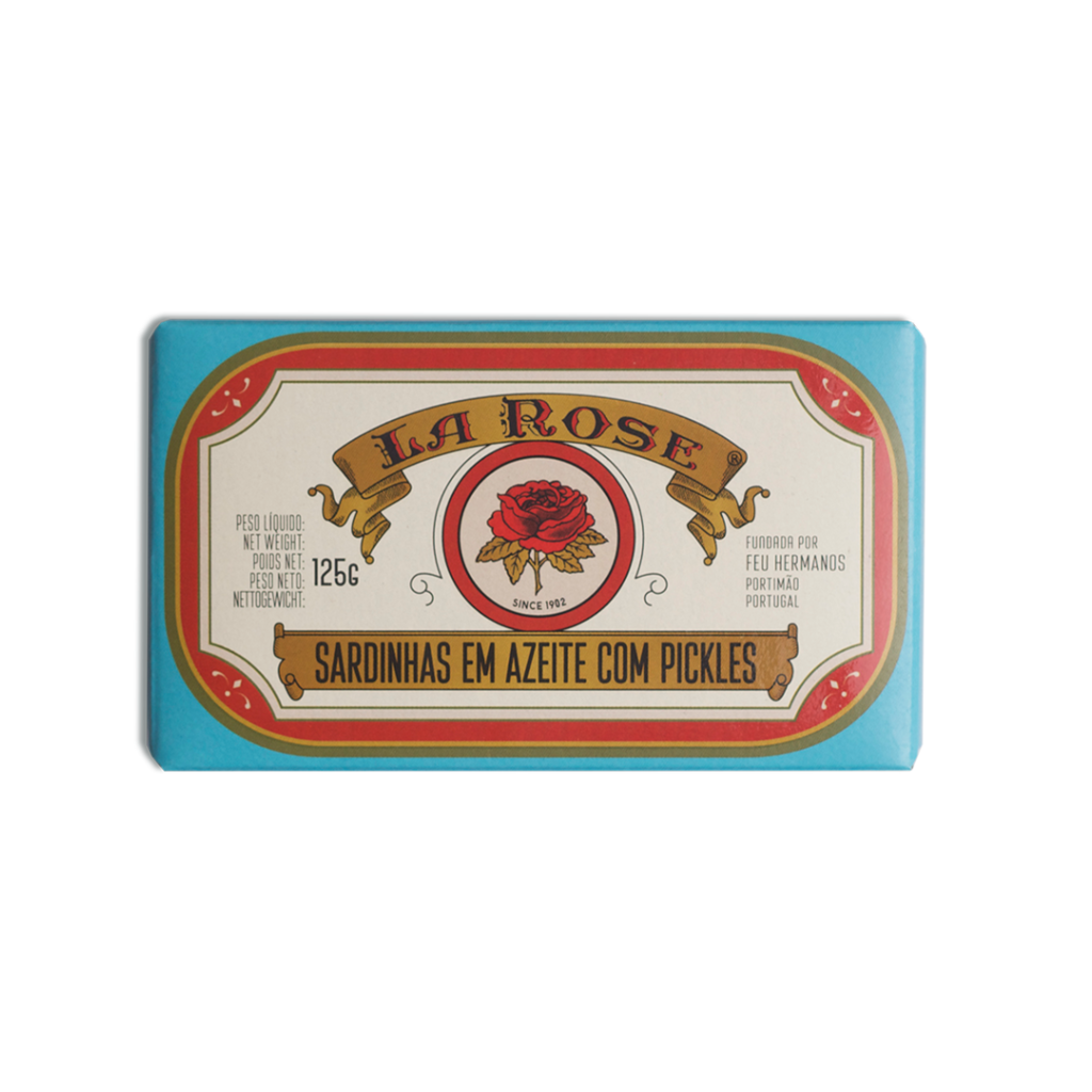 Sardinhas em Azeite de Oliva com Picles 125g - La Rose