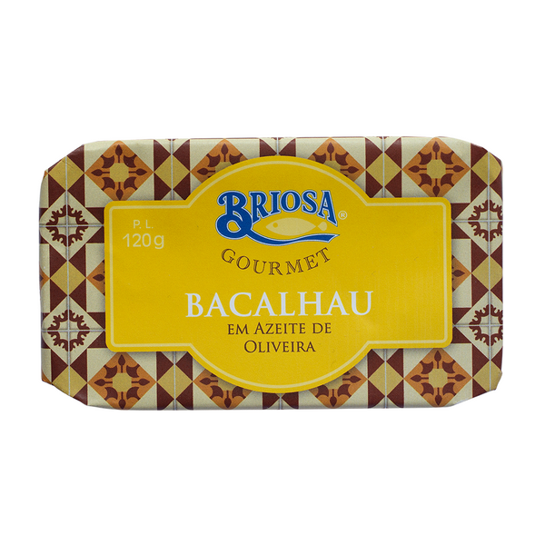Lombos de Bacalhau em Azeite de Oliva 120g - Briosa Gourmet