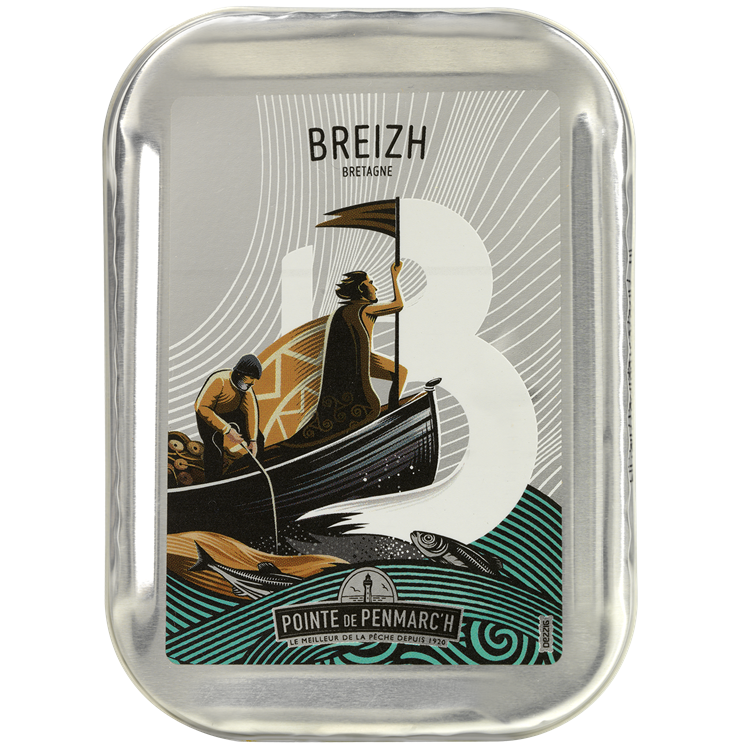 Sardinha Colecionável Bretagne (Breizh Seiz Breur) 115g - Pointe de Penmarc'h