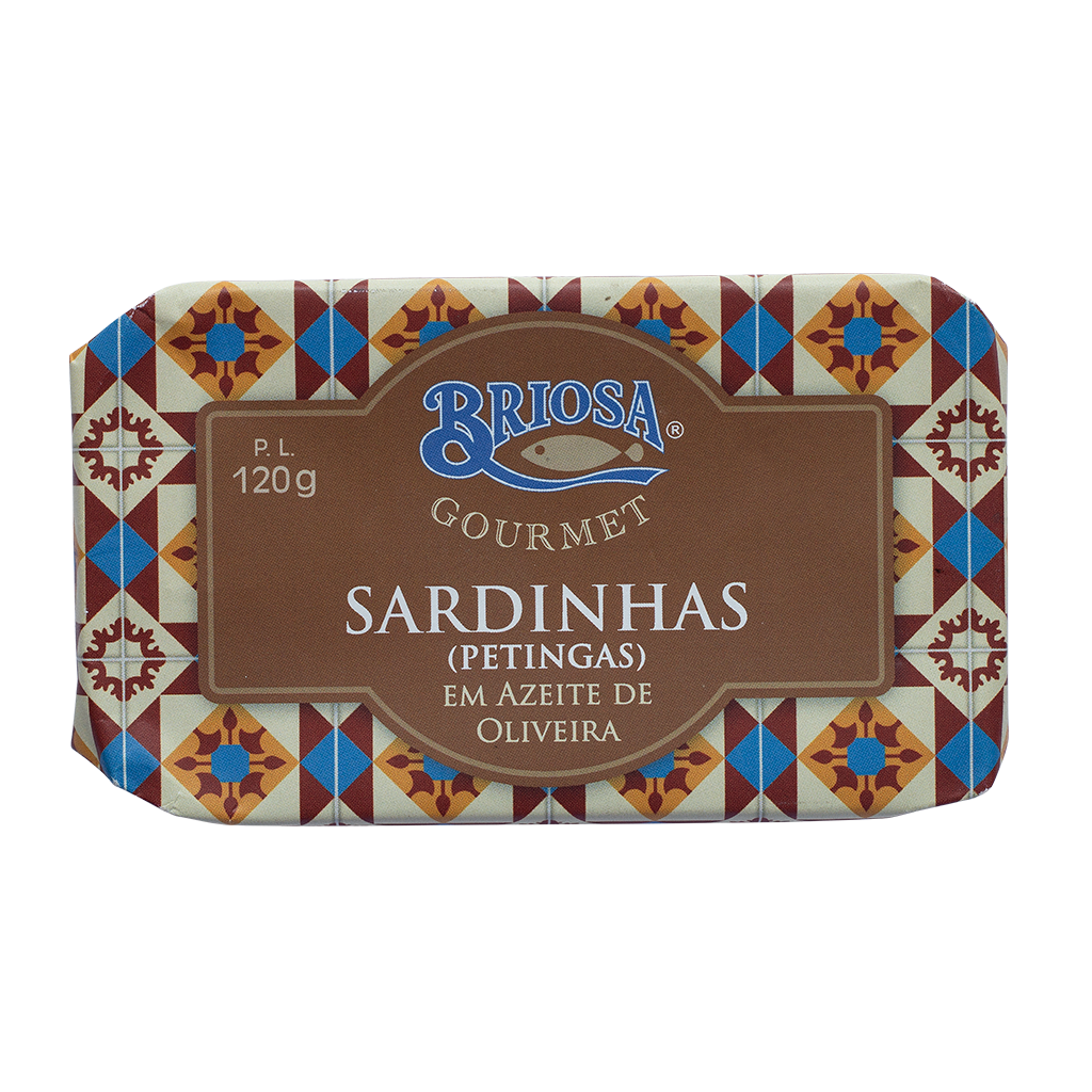 Pequenas Sardinhas em Azeite de Oliva 120g - Briosa Gourmet