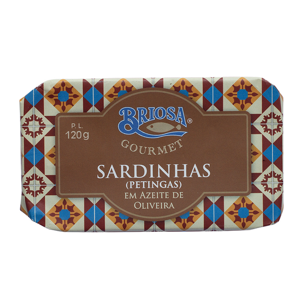 Pequenas Sardinhas em Azeite de Oliva 120g - Briosa Gourmet