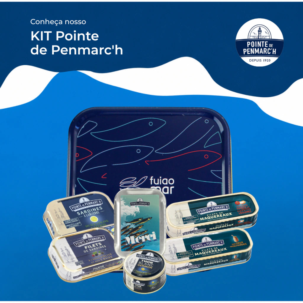 Kit Pointe de Penmarc'h (Lata Fui ao Mar)