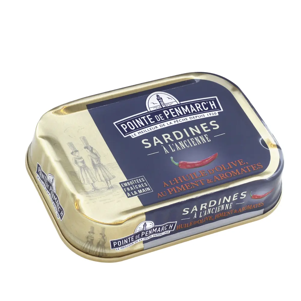 Sardines à L'ancienne à l'huile d'olive Piment et Aromates - Fui ao Mar