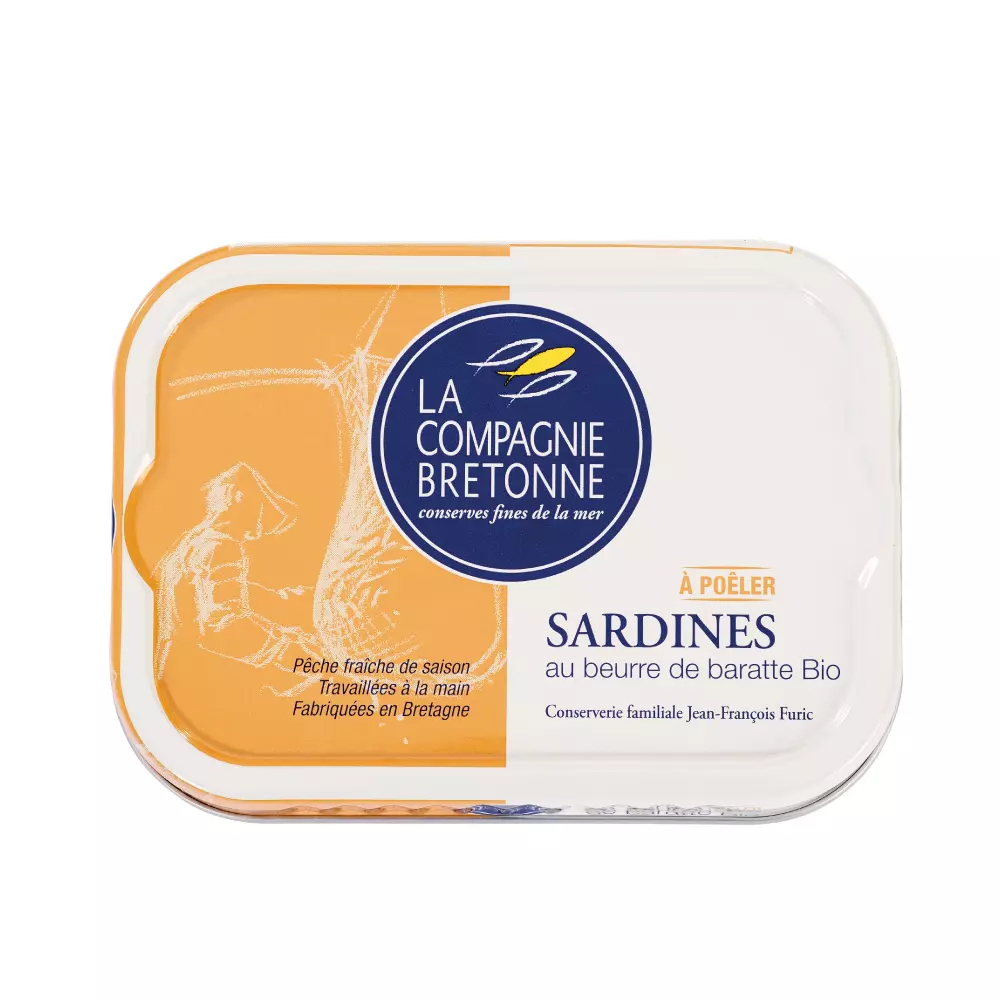 Sardines au Beurre de Baratte Bio à Poêler