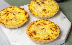 receitas Quiche de atum com salada - fui ao mar