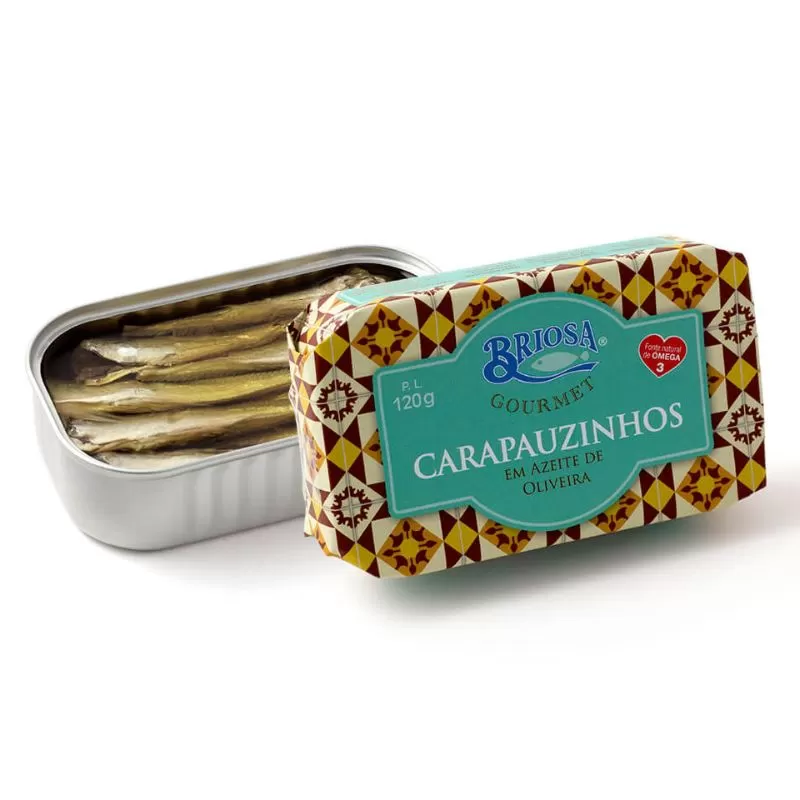 CARAPAUZINHOS EM AZEITE DE OLIVEIRA